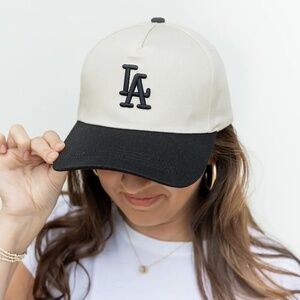 LA Hat in Black, New